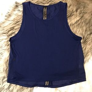 VICTORIA SPORT | Blue Sleeveless Activewear Top